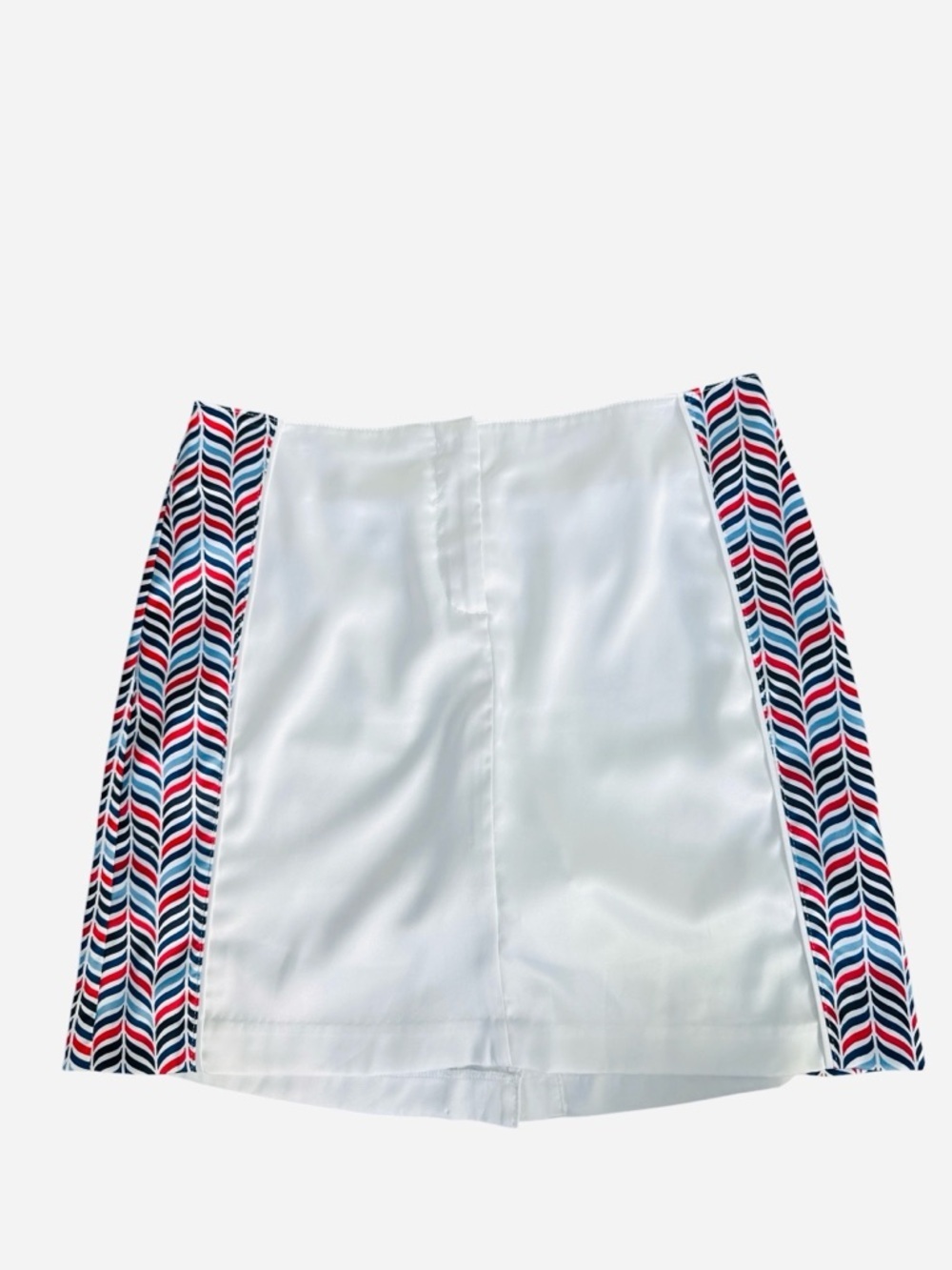 IZOD Golf Skort Skirt White Blue Red Athletic